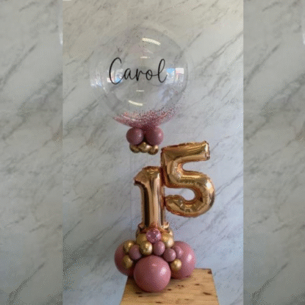 Costomize Name Balloon Bouquet