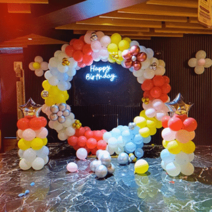 Multi Colour Ring Backdrop